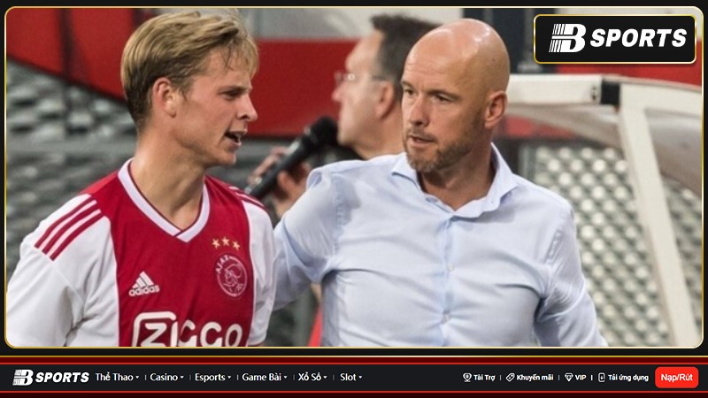 HLV Erik ten Hag cũng đã có động thái thuyết phục ban lãnh đạo Manchester United tăng ngân sách để hoàn tất thương vụ của De Jong. HLV Erik ten Hag cũng đã có động thái thuyết phục ban lãnh đạo Manchester United tăng ngân sách để hoàn tất thương vụ của De Jong.