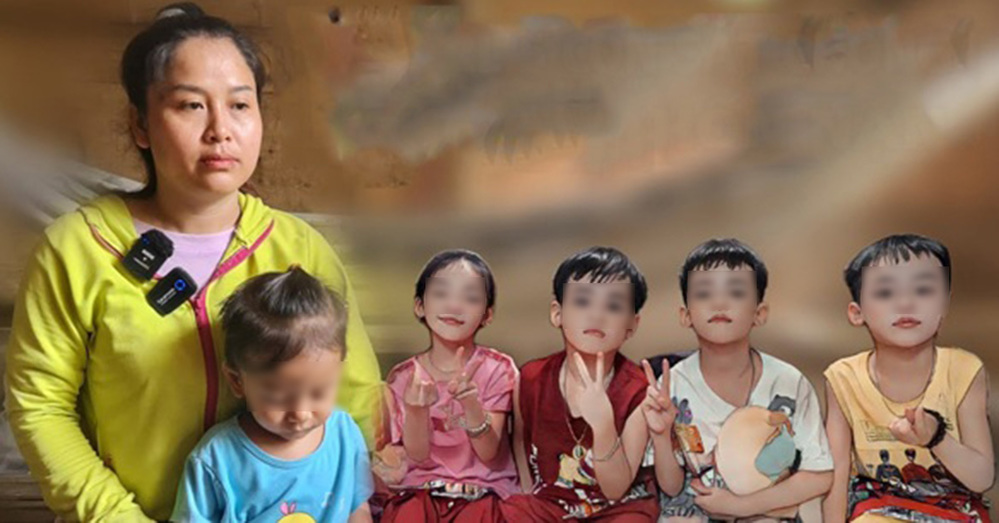 Người phụ nữ U40 cùng 5 đứa con nhỏ Người phụ nữ U40 cùng 5 đứa con nhỏ