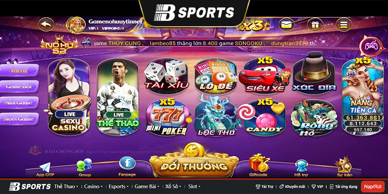 Các trò chơi hot nhất chỉ có tại bomto.club-cổng game quốc tế